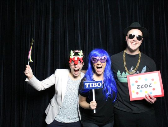 TIBO christmas party employee photobooth