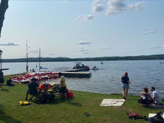 Lago de Quebec para la fiesta anual de verano de los empleados de TIBO de 2022